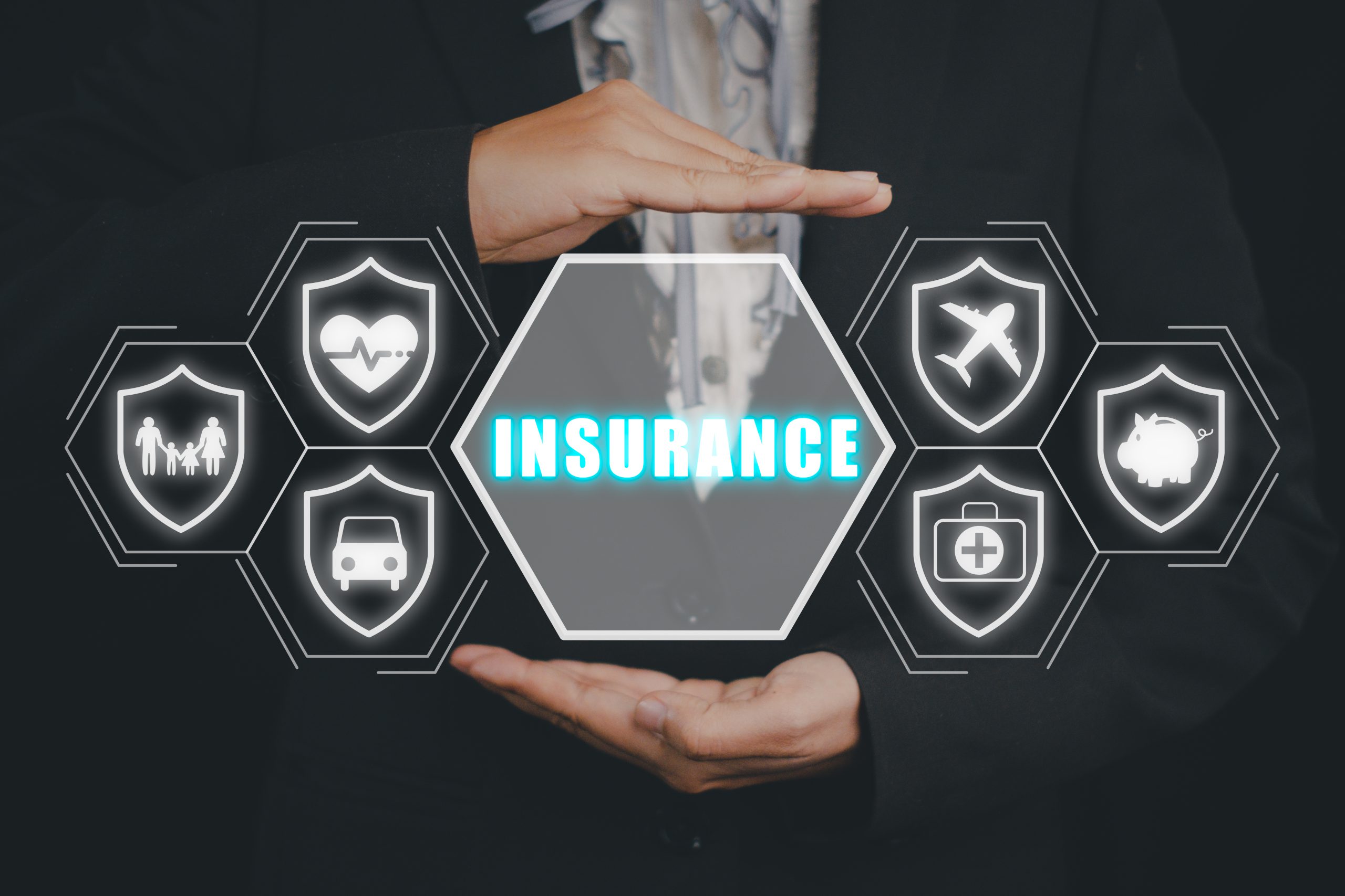 insurance company client take out complete insurance concept, pe